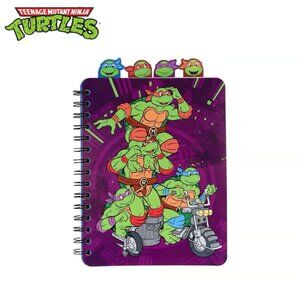 Teenage Mutant Ninja Turtles 4-Tab Spiral Notebook With 160 Dotted Sheets